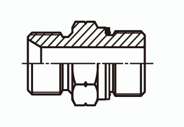 Адаптер - штуцер в корпус с уплотнительным кольцом