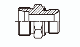 Адаптер проходной с уплотнительным кольцом