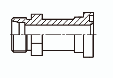 Адаптер проходной Ш / Ф ISO 6162 - 1
