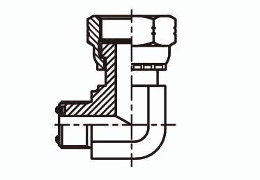 Адаптер угловой 90° Ш - Г