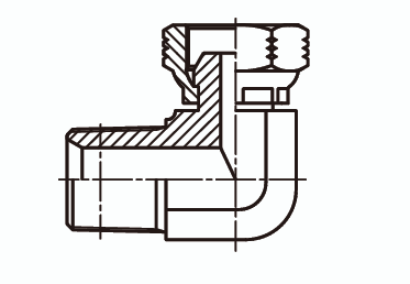 Адаптер угловой 90° Ш - Г