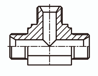 Тройник Ш - Ш - Ш