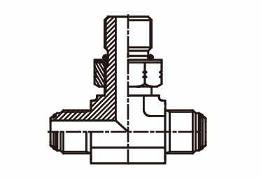 Тройник с уплотнительным кольцом ISO 11926 - 3