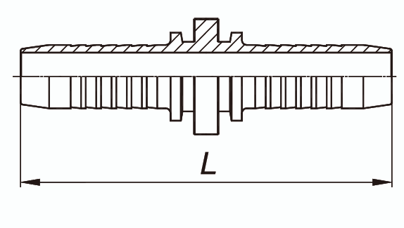 Двусторонний коннектор DN 50